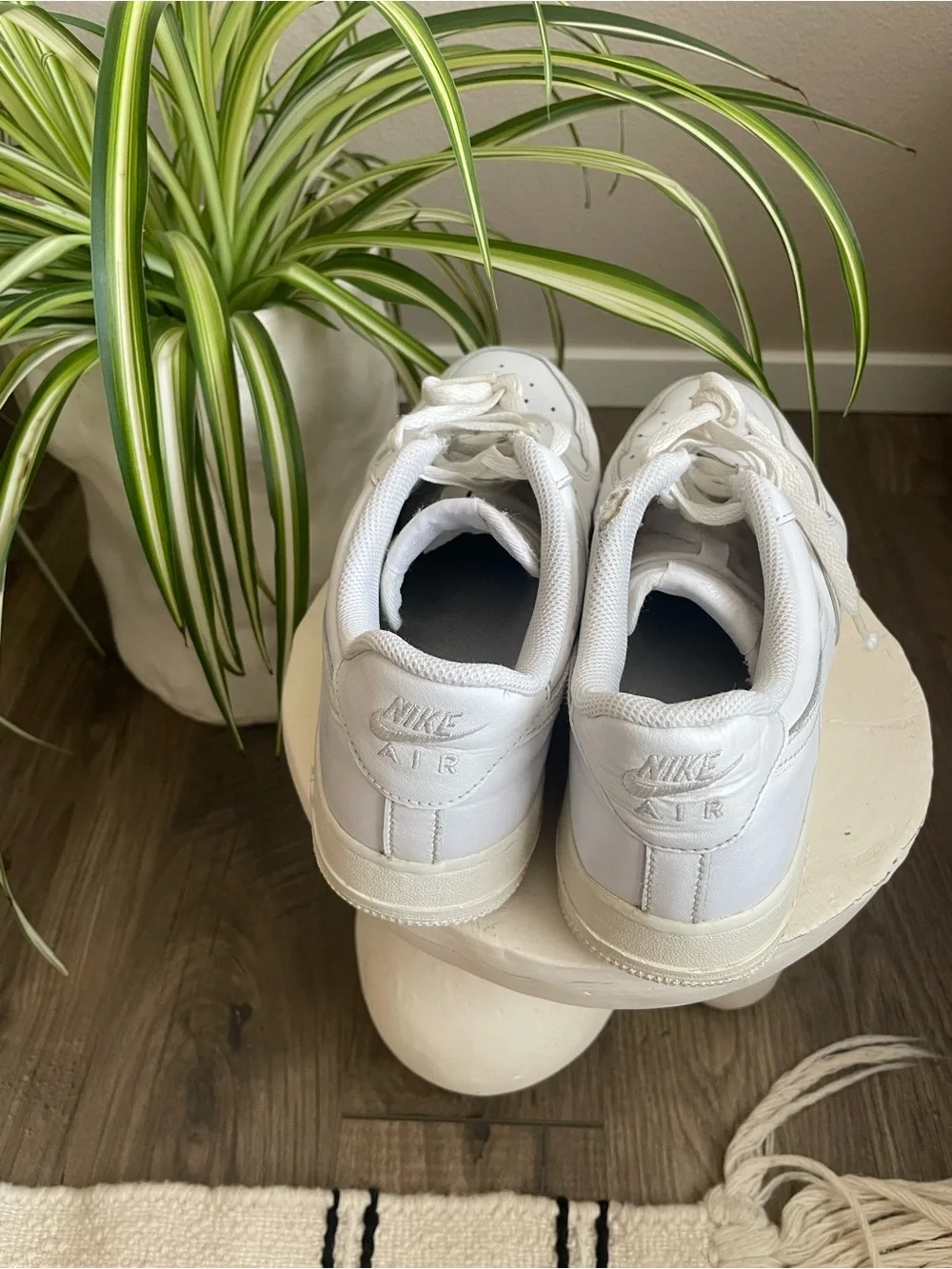 Nike White Low-Top Sneakers